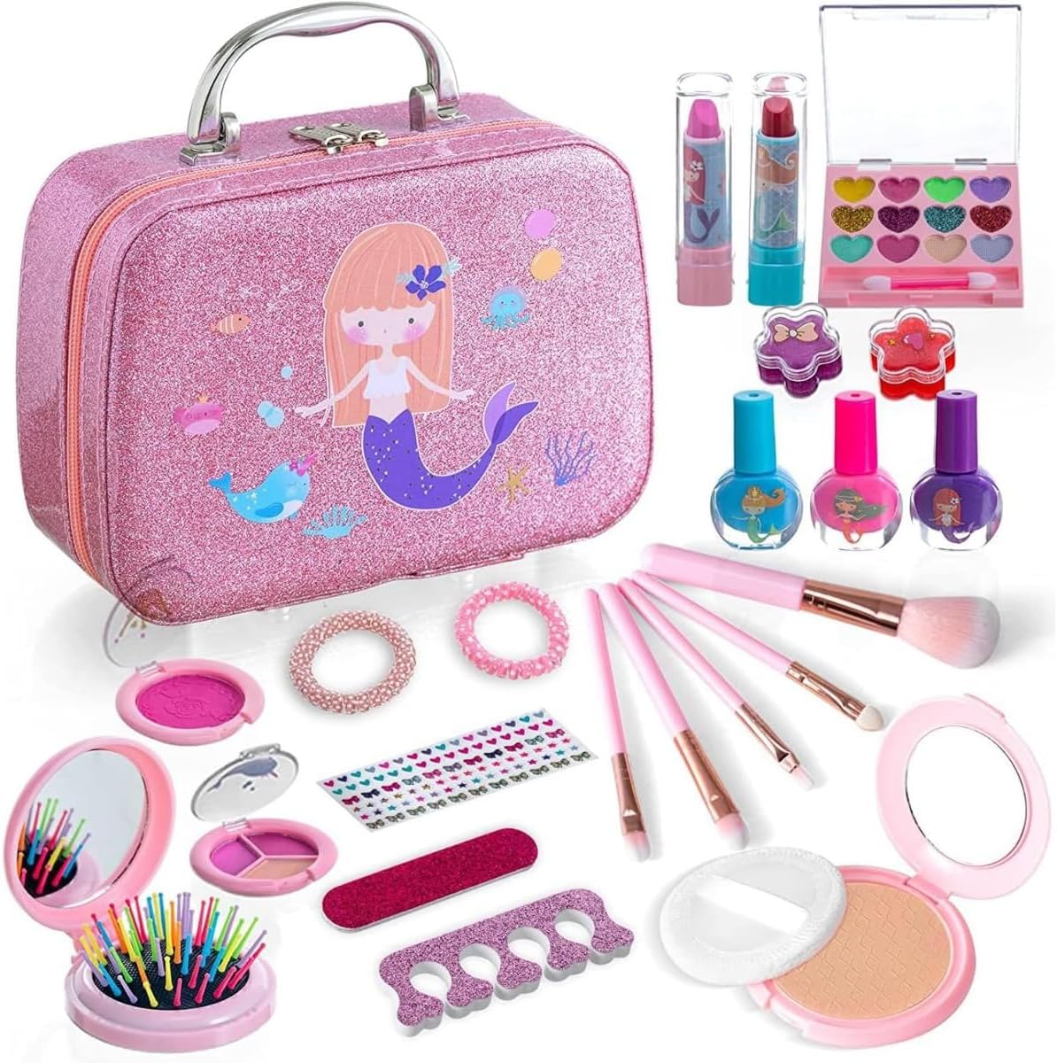 Children's Makeup Set, Makeup Box, Kids, Scratch Cosmetics, Makeup Set, Children's Cosmetics, Children's Makeup, Girl Toy, Pretty Cure, Aqua Beads, Princess Toy, Children's Nail Set, Kids