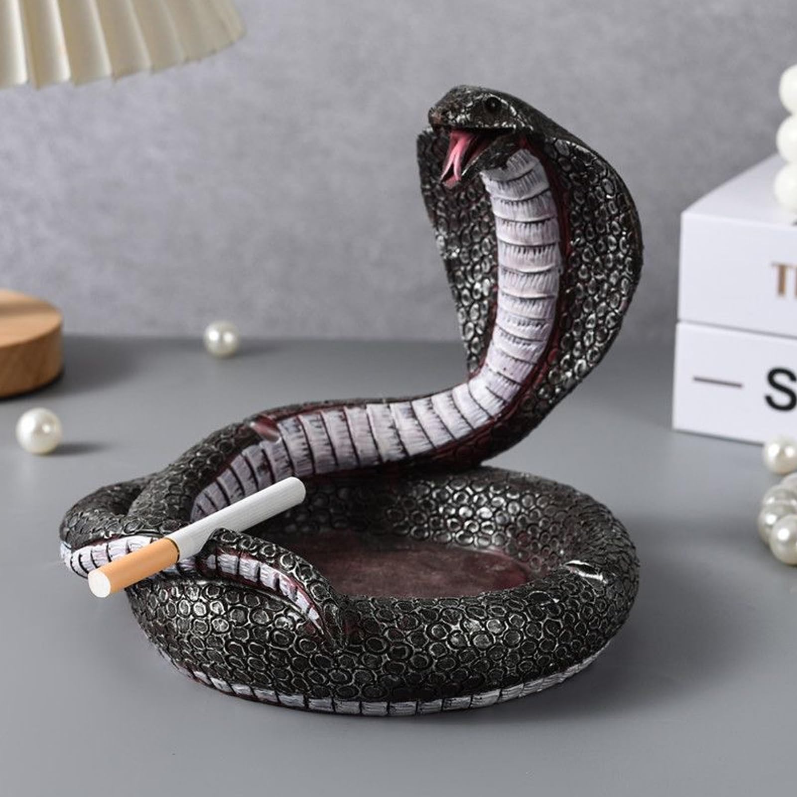 WACKOMARIAWOLF’S HEAD / SNAKE ASHTRAY新品 Wacko Maria Men's Wolf's Head Ashtray in Beige Wacko Maria