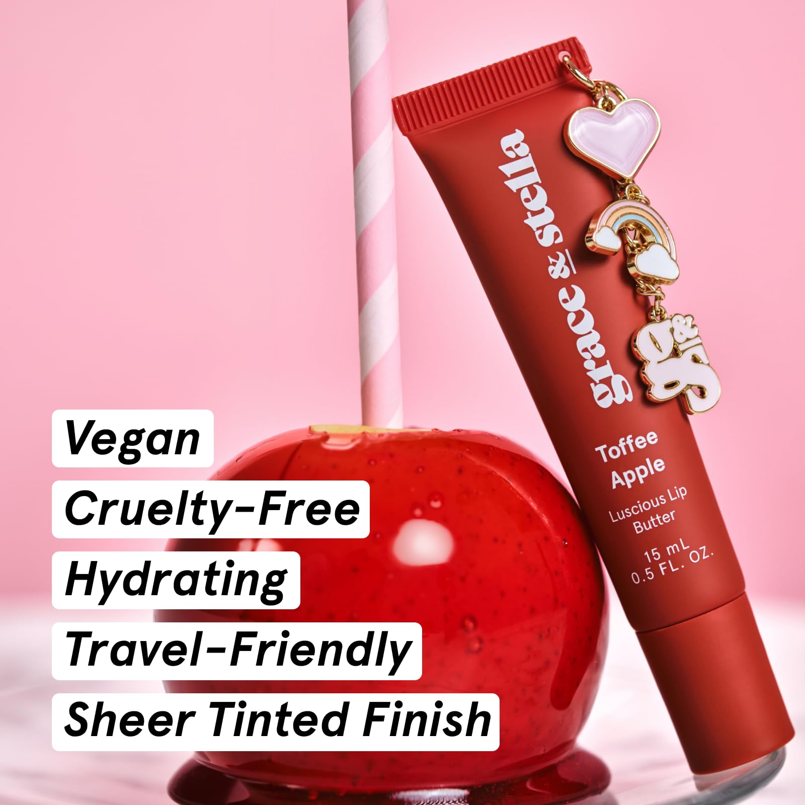 Grace & Stella Toffee Apple Lip Gloss - Hydrating Butter -4