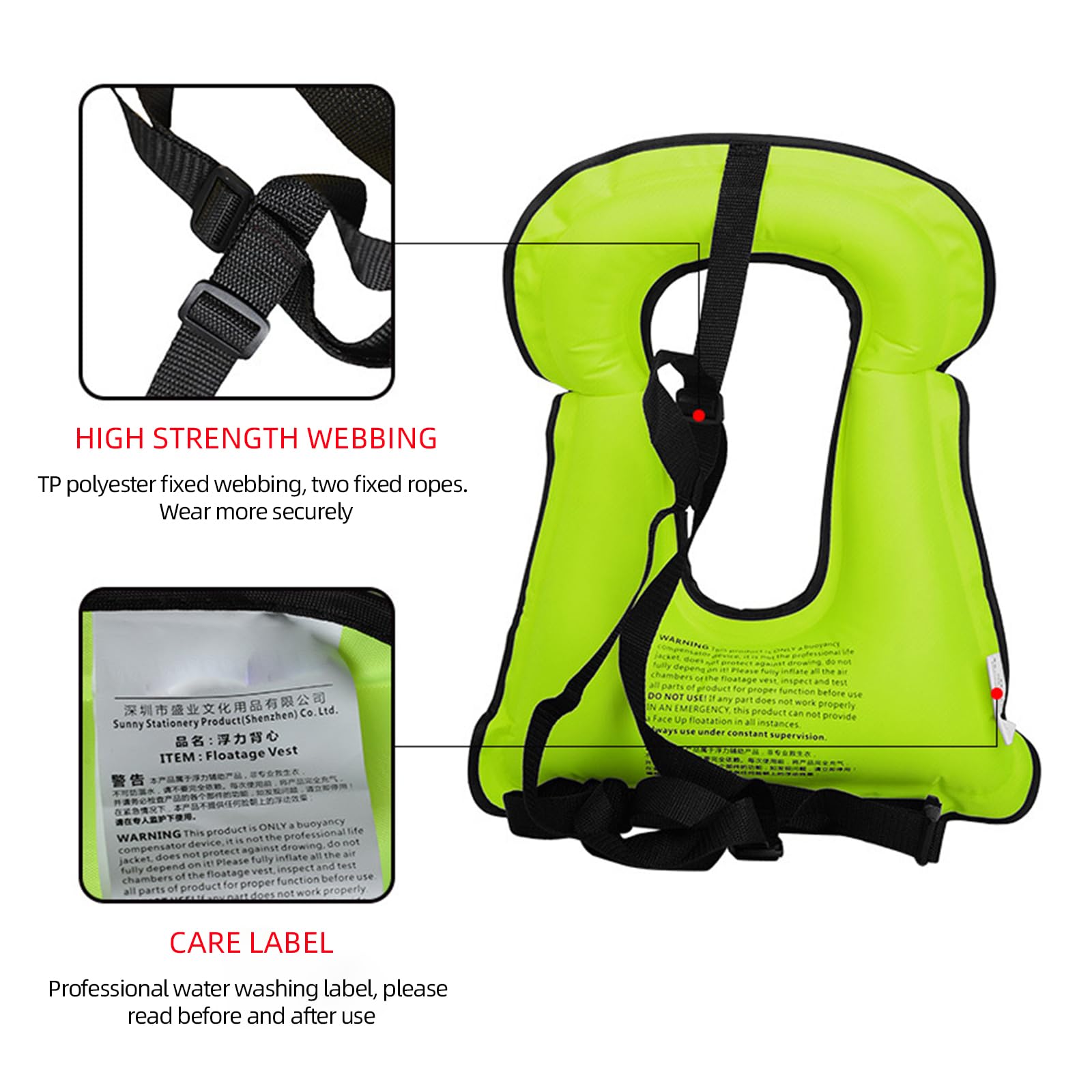 Govllfoz Diving Vest, Sport Wetsuit Skin (Green)