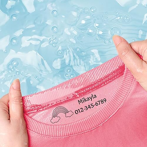 Miniatura 2 de Sello con nombre para ropa, para niños, sello de nombre para ropa, patrón de dibujos animados, sello de nombre personalizado, 6 patrones de