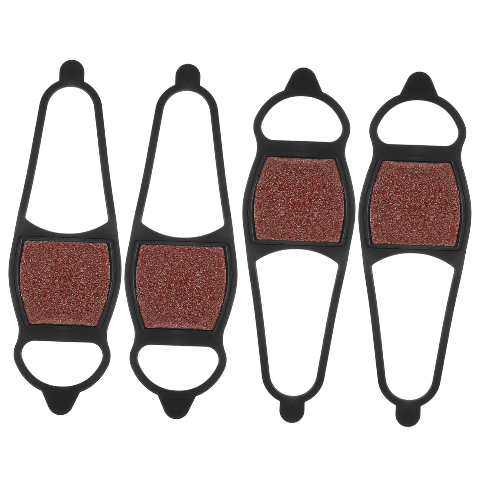 FRCOLOR 2pares Crampones Gruesa Funda Zapatos Doble Cara Exterior Pesca Caza Senderismo Jogging