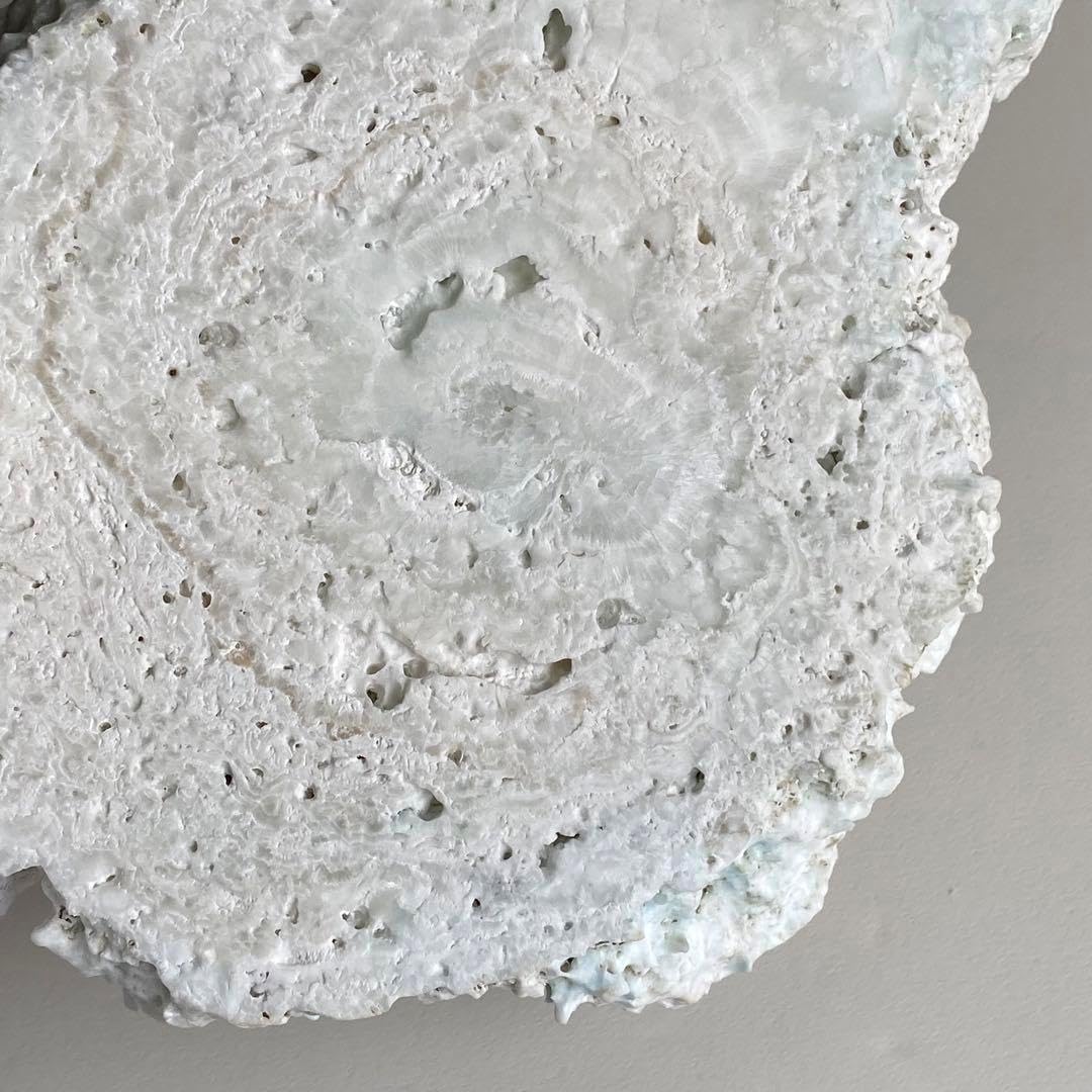 最終大特価【 爽やか ブルーアラゴナイト 原石 プレート 約910g 2025年