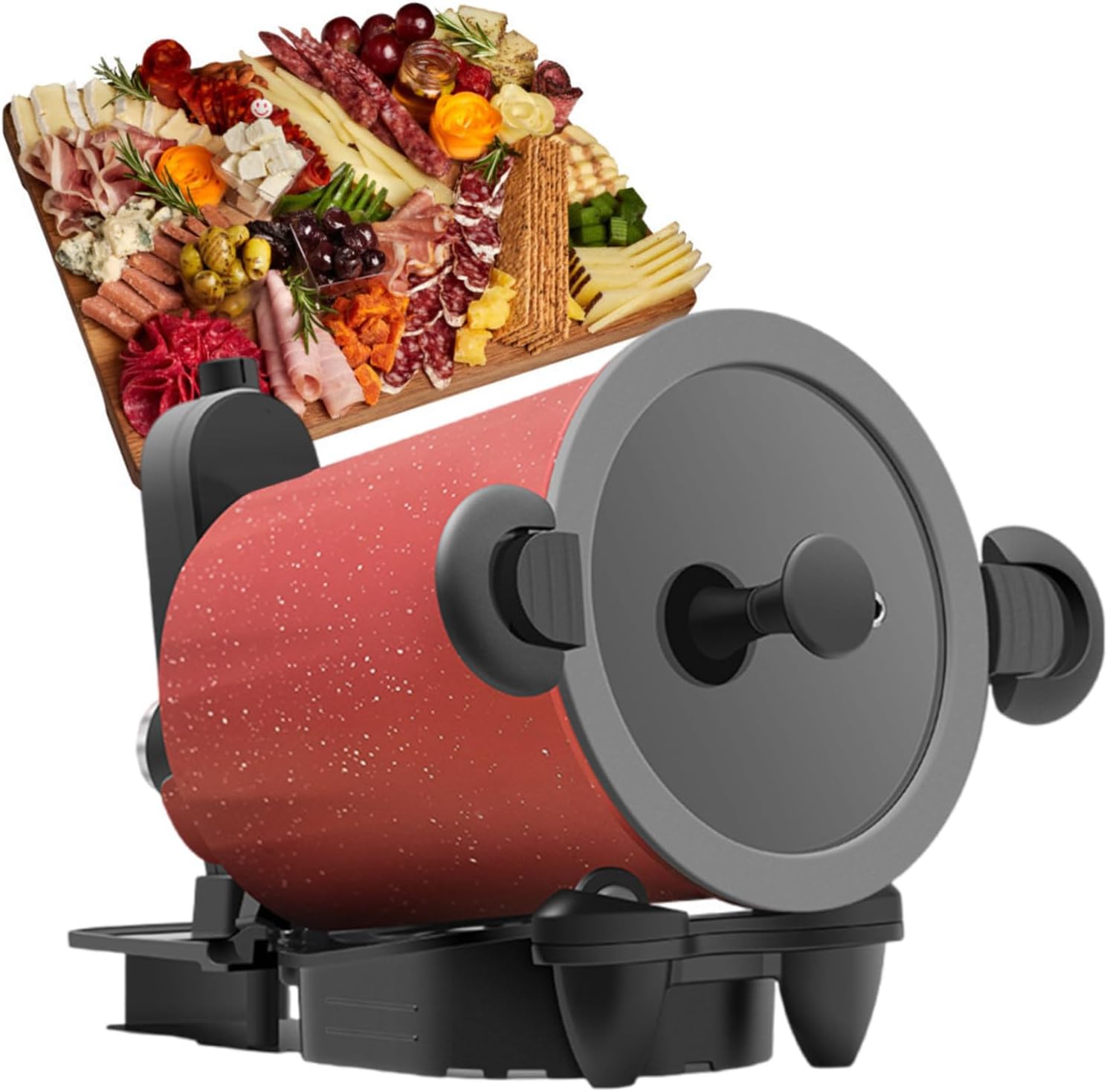 Máquina de cocina portátil automática con sartén antiadherente