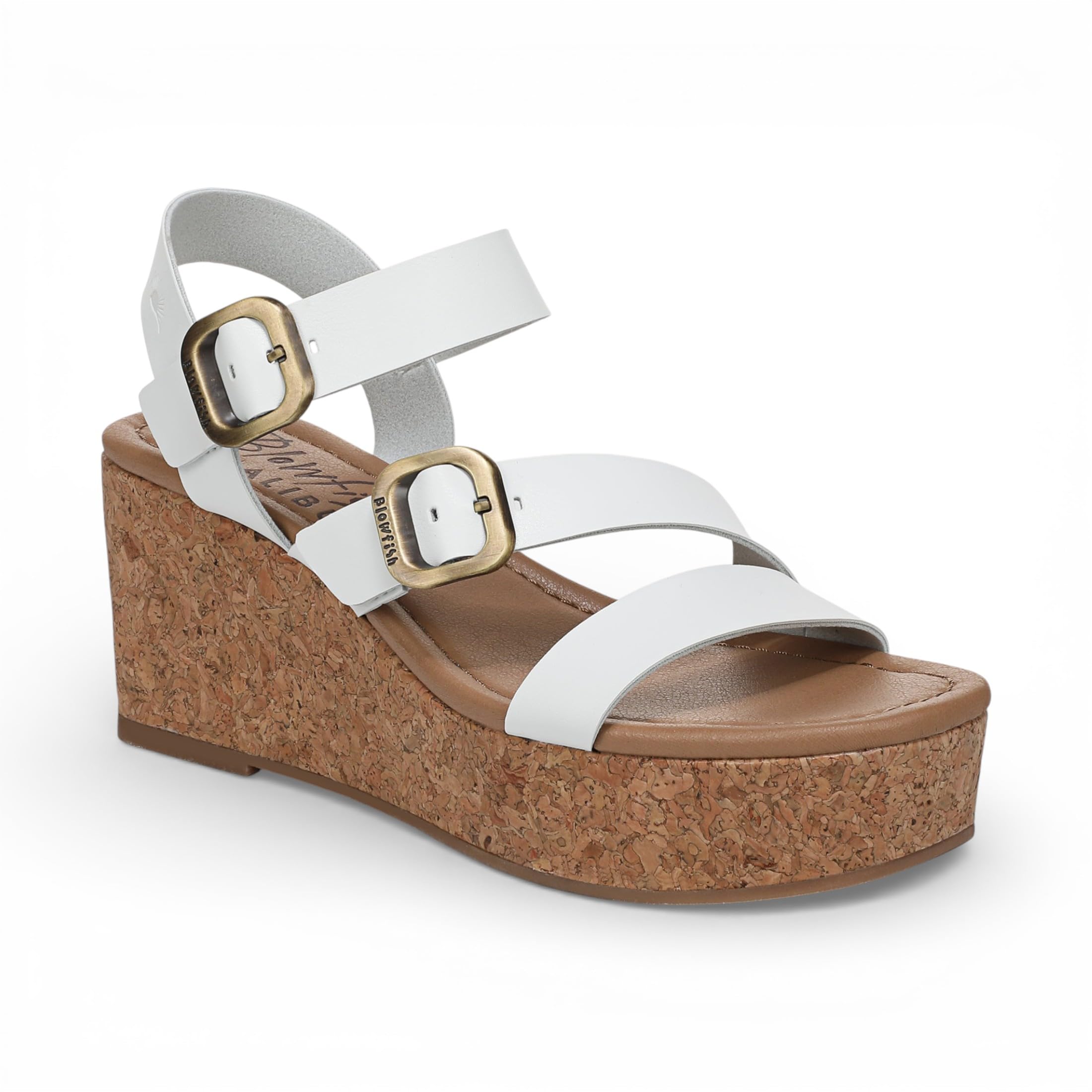 Infinity Leather Sandalias de Cuña con Tira Trasera y Tacón de Esparto Para Mujer Ali, Estilo Alpargata de Verano