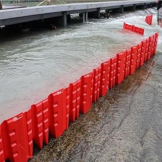 Barreira De Proteção Contra Inundações, Bloco De Emergência Placa De Água Barreira De Água A Placa De Controle De Inundações É Equivalente A Um Saco De Areia Que Pode Ser Empilhado Bem (Color : Red,