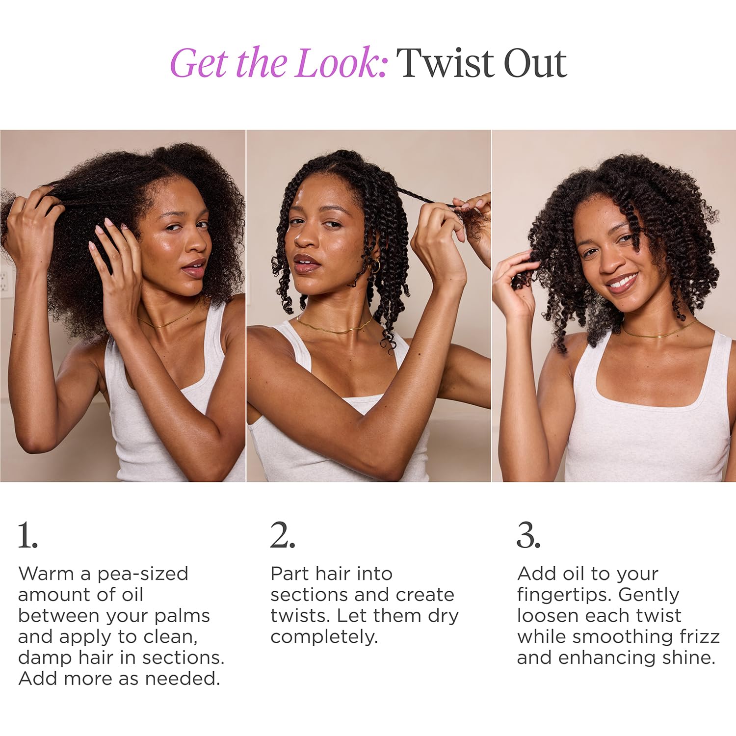 Briogeo Style + Treat Yuzu + Plum Supreme Shine Strengthening Oil – Silicone-Free Styling Oil for Shine, Moisture, and Strength – Curly & Coily Hair – Clean, Vegan Hair Oil – 3 fl oz - Image 8