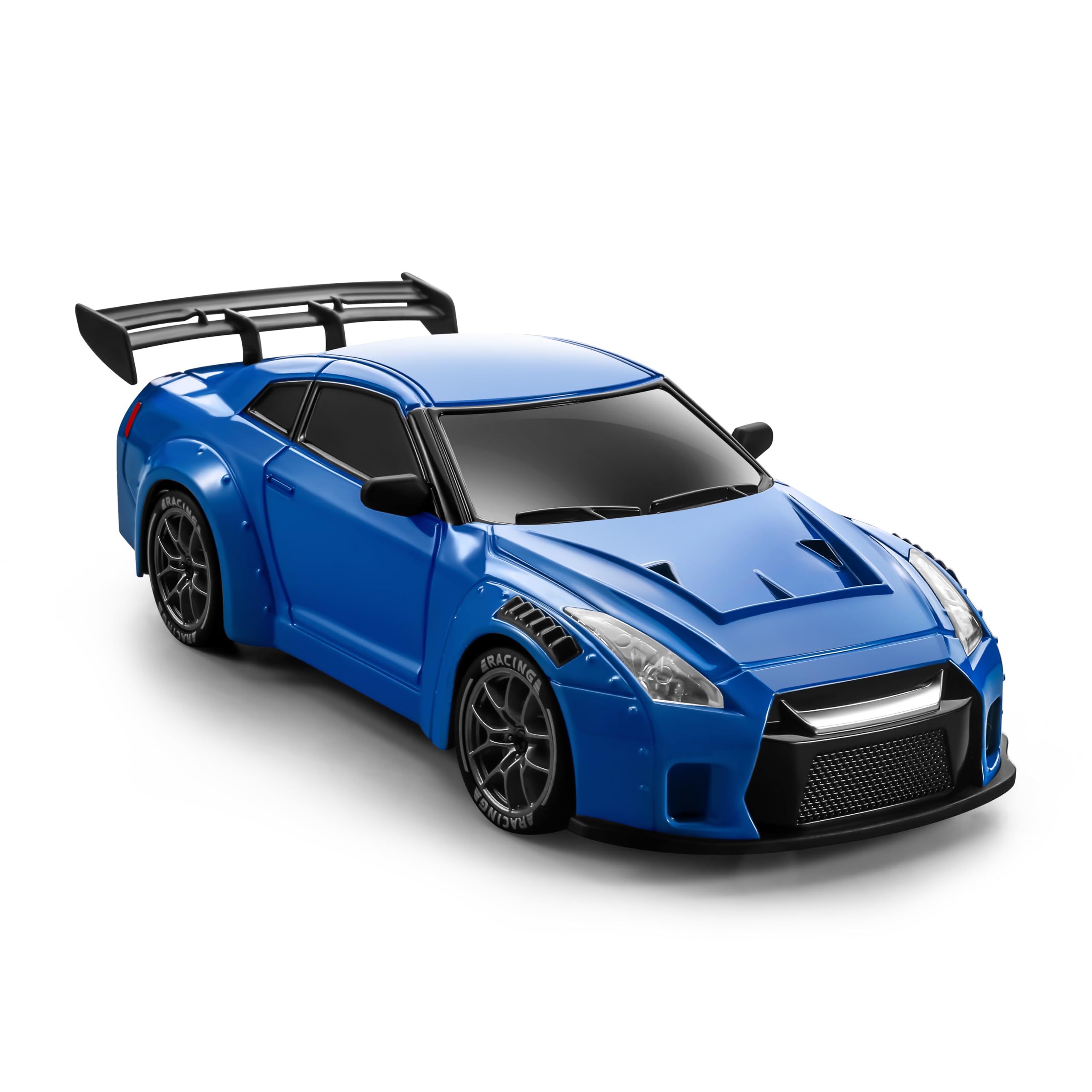 ACAMMZAR Pilot zdalnego sterowania Drift, 1:24 20 KM/H 4WD Zdalnie sterowany samochód terenowy dla dzieci dorosłych, RC Drift Car dla chłopców w wieku 5, 6, 7, 8, 9, 10 lat, ze światłami LED, dwie