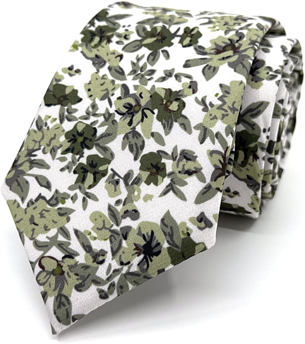 Men's Necktie – Office Wear Necktie for Business, Weddings Floral Tie, Formal Occasions
