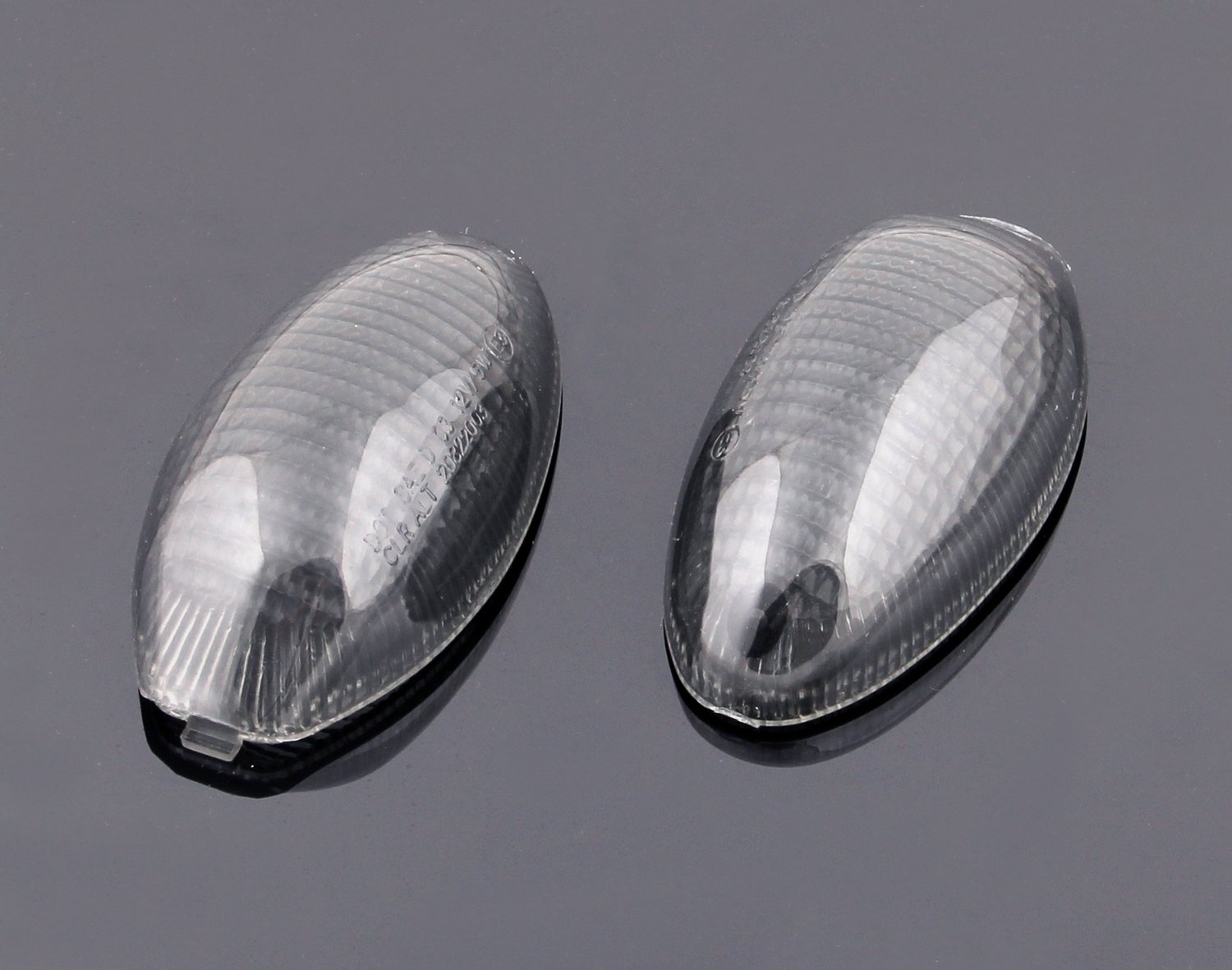 Areyourshop Front Turn Signals Lens For Ducati Monster 2001-2005 Smoke, without Bulbs
