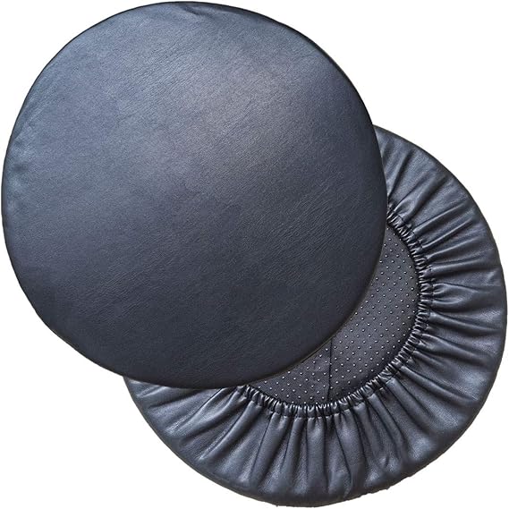 ALoveTree 2PCS Round Bar Stool Cushion with Elastic Round