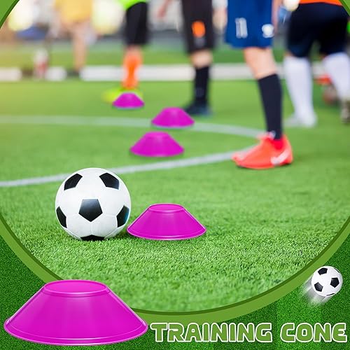 Miniatura 6 de Mini Conos de Fútbol para Deporte Agilidad Disco Conos de Fútbol Entrenamiento para Agilidad Taladros Deportes Fútbol
