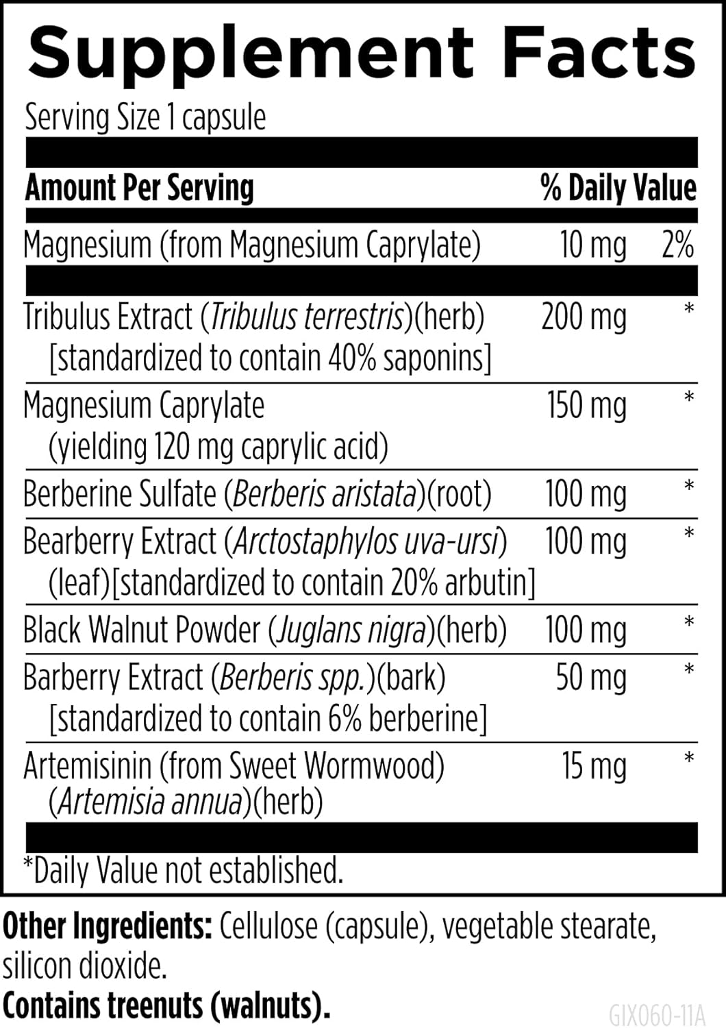 Designs for Health GI Microb-X - Botanical Gut Support, Cleanse + Detox Supplement with Tribulus, Berberine + Barberry Extract - Vegetarian + Non-GMO (60 Capsules) - Image 5