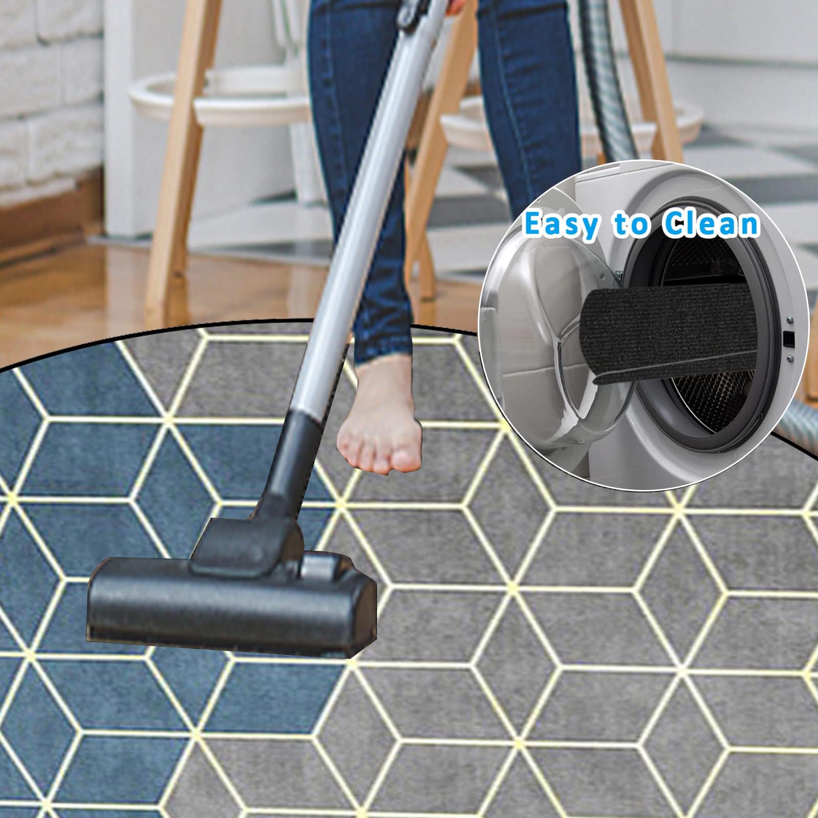 140 cm Redondo Alfombra Silla Gaming, Alfombra Multiusos para el Hogar, Protector Suelo Silla Ruedas, Alfombra de Protección de Suelo, Alfombra de Suelo para Suelos Duros, Laminado
