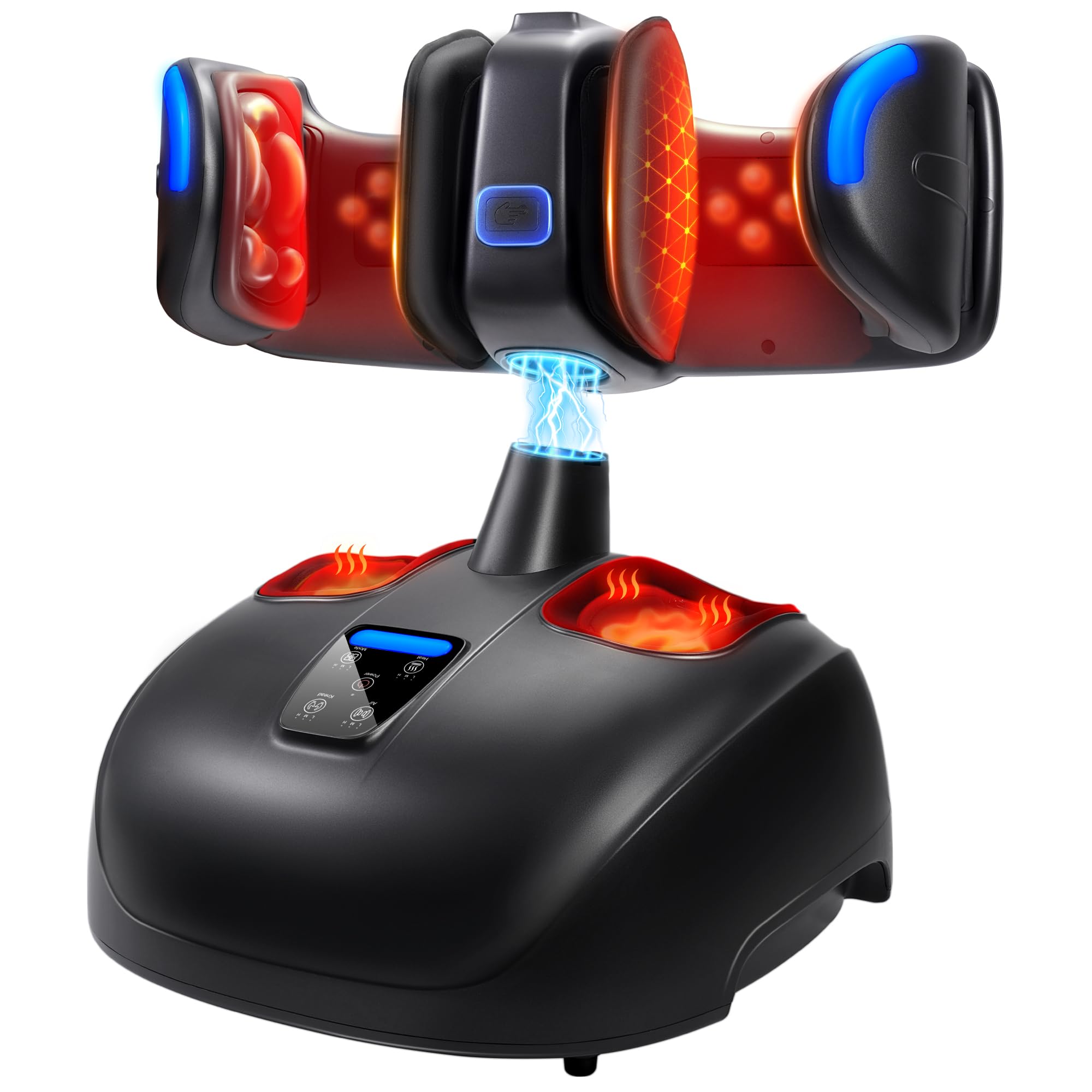 EaseZen Foot and Calf Massager with Heat, 2 in 1 Detachable for Neuropathy