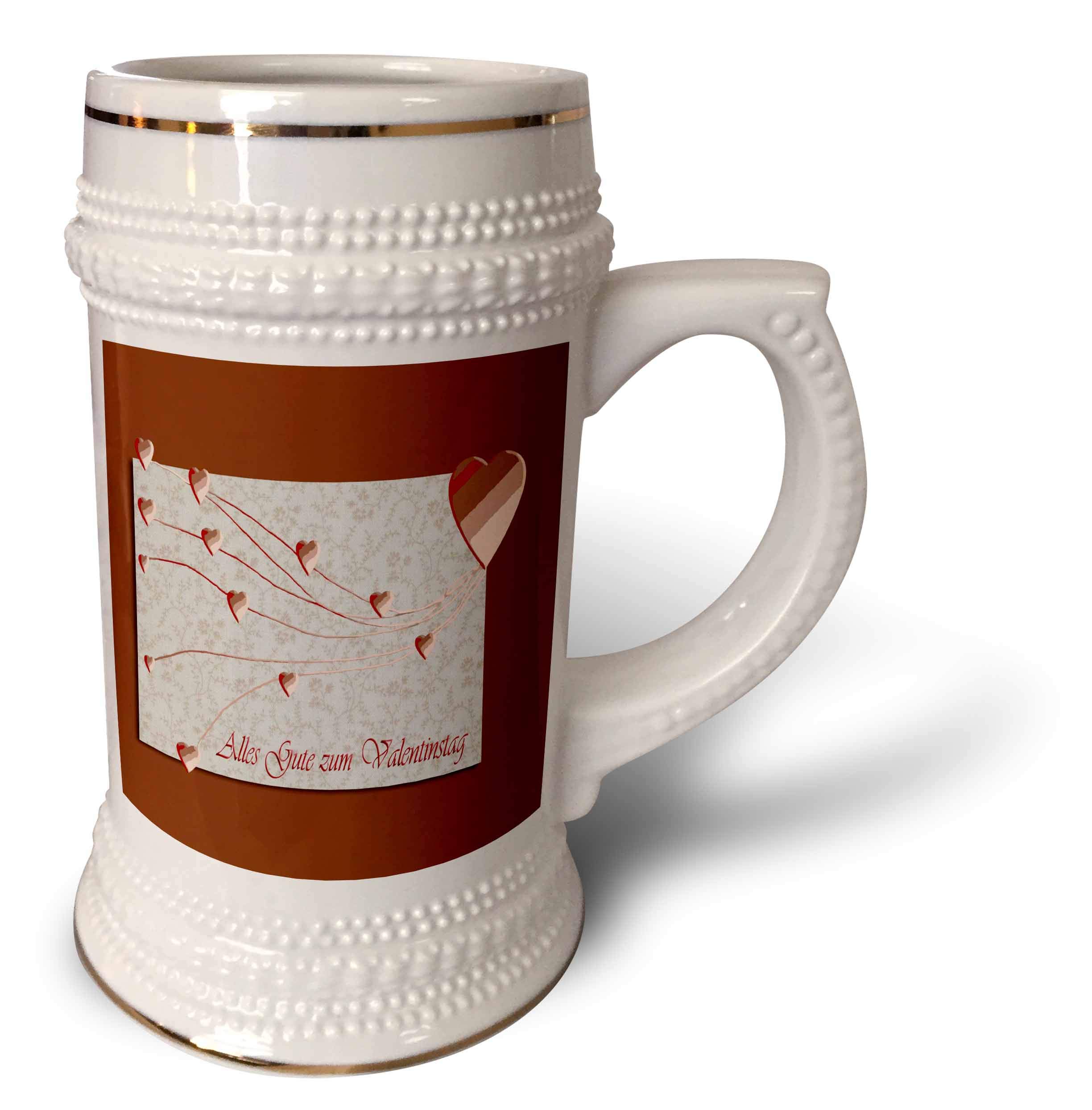 Taza de piedra Alles Gute zum Valentinstag para regalar en San Valentín