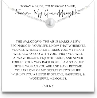 Gifts for The Bride Wedding Day Engagement Pearl Necklace