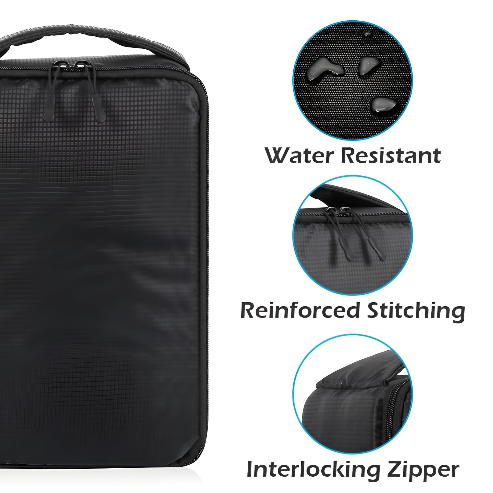 La macchina fotografica impermeabile di DSLR inserisce la borsa, la divisione interna portatile ha riempito le borse del protettore, borsa della protezione dell'obiettivo, X90, moderno