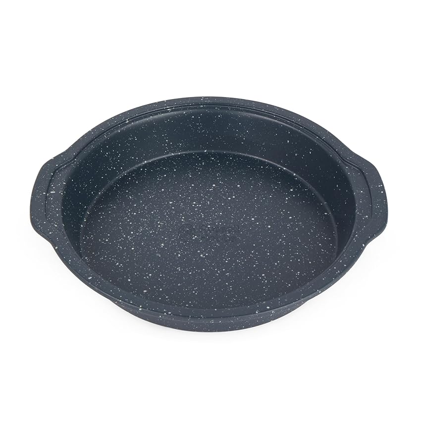 Russell Hobbs RH00995EU Nightfall Stone - 26cm teglia rotonda, facile da pulire teglia torte, antiaderente stampo per crostata, per brownie, quiche, e torte, Forte e durevole, senza PFOA, marmo blu