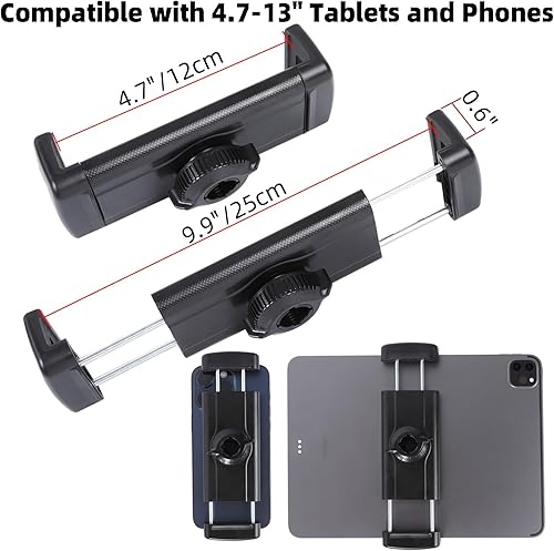 Miniatura 5 de Soporte para tablet para soporte de micrófonocinta de correrbicicleta giratoriacochecitocarrito de golfmanillarbicicleta estacionaria, soporte para