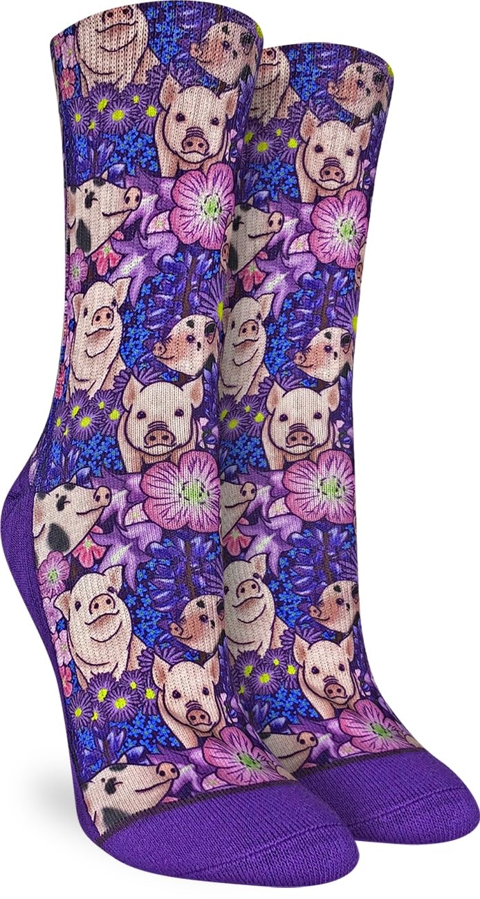 Good Luck Sock Women's Breaching Orcas Socks, Adult, Shoe Size 5-9 — view 191