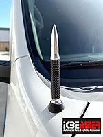 Vista 111 de ICBEAMER 3 inch / 76 mm MINI Mexican Mexico Flag Automotive Antenna with Internal Copper Coil Universal Fit AM/FM Radio Antenna Replacement