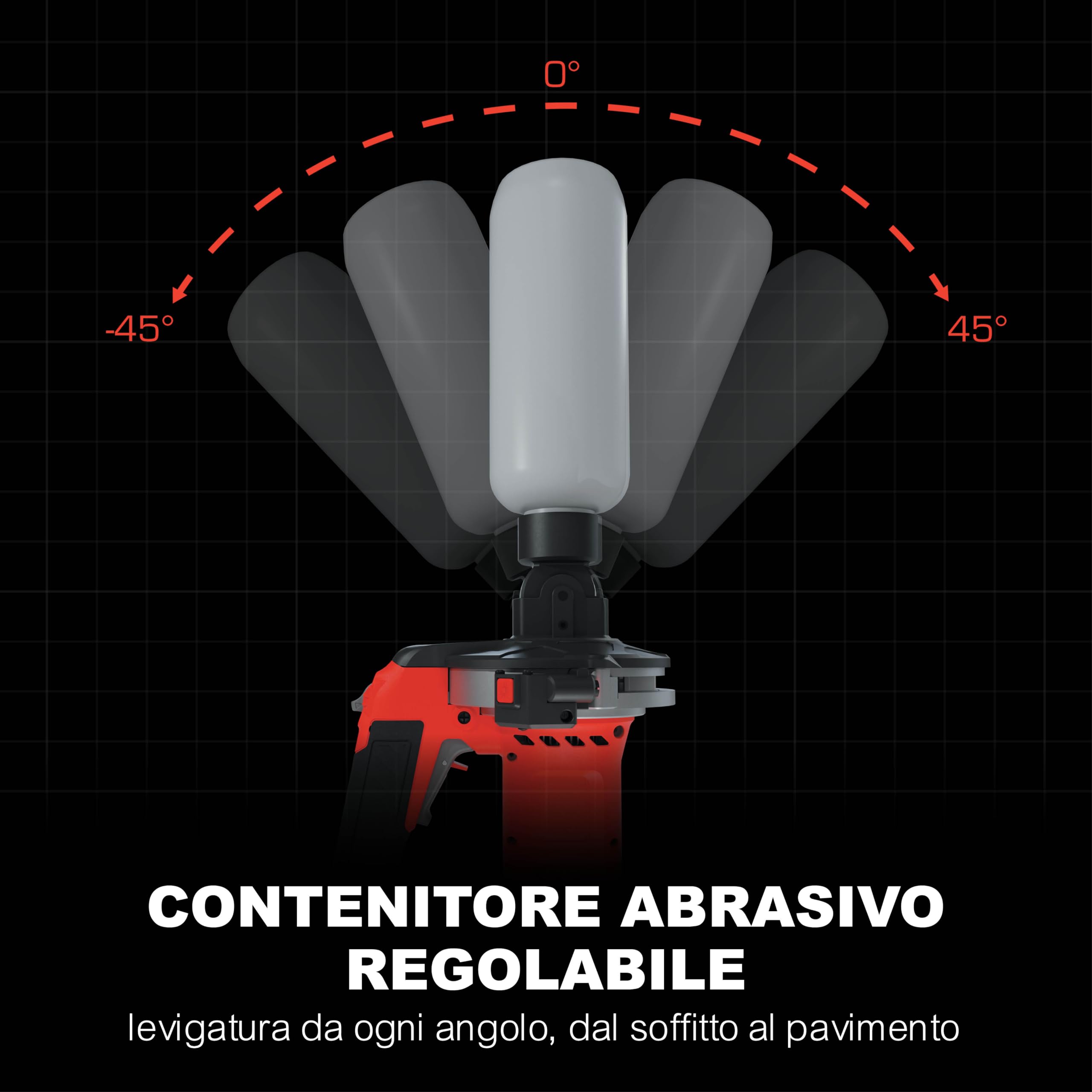 Sabbiatrice portatile manuale, senza compressore – per metallo, legno e vetro – disco in ceramica – puntatore laser per levigatura di precisione – compatibile con Sand 0,2–0,5 mm
