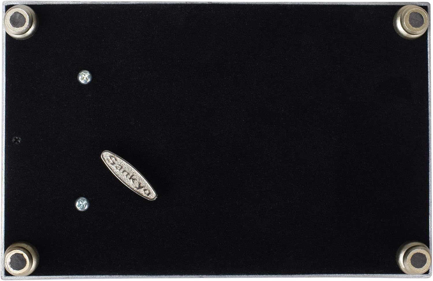 Cottage Garden Granddaughter My Sun Moon Silvertone Embossed Jewelry Music Box Plays You Light Up My Life