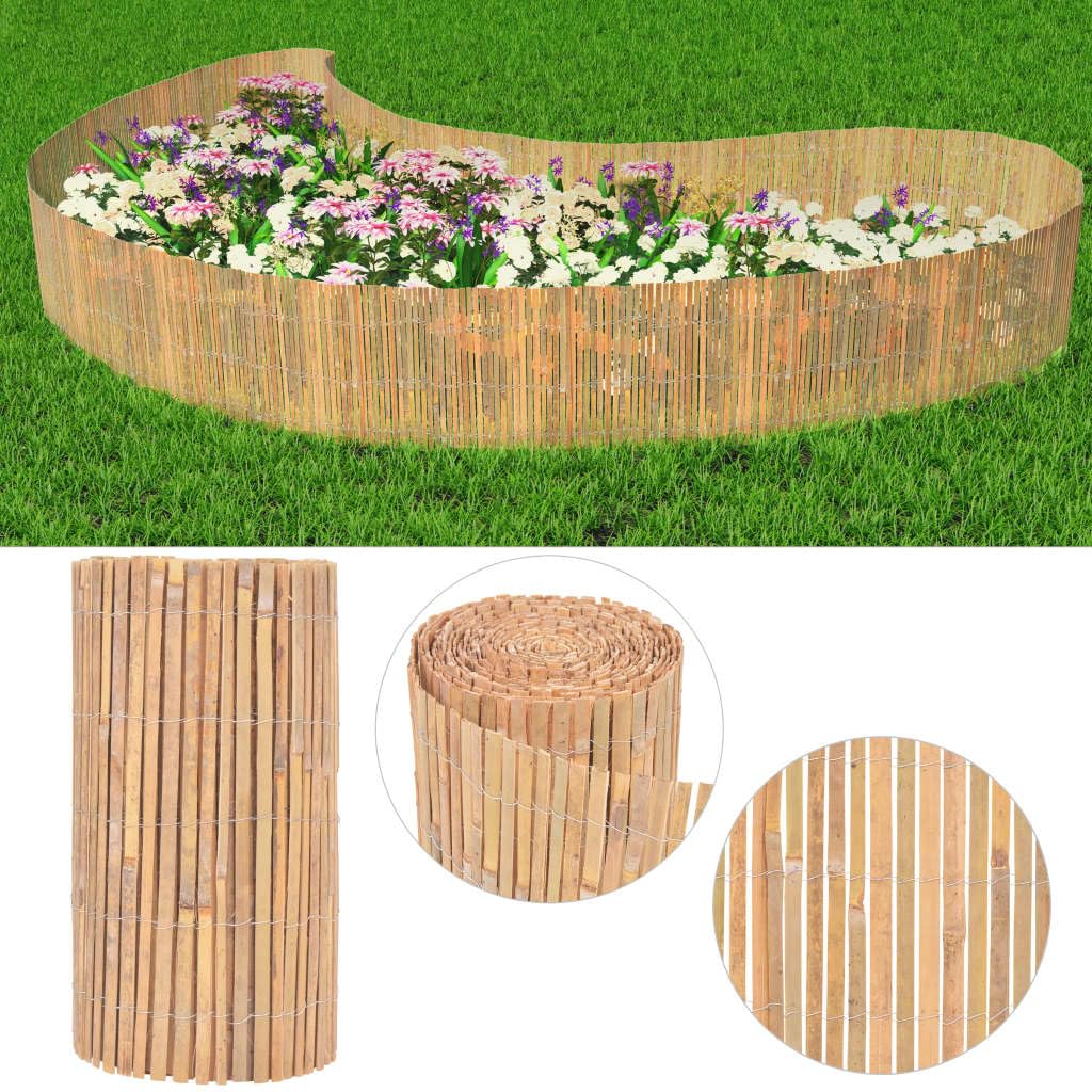 Canisse Brise Vue Bambou, Clôture de Jardin Bordure de Jardin 1000 x 50 cm