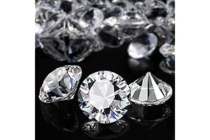 YGDZ 30mm Big Clear Acrylic Diamonds, a Crystal Clear Brilliance for Your Celebrations