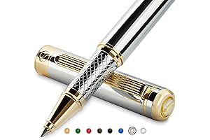 Best Manager Gifts for Men: Scriveiner Silver Chrome Rollerball Pen