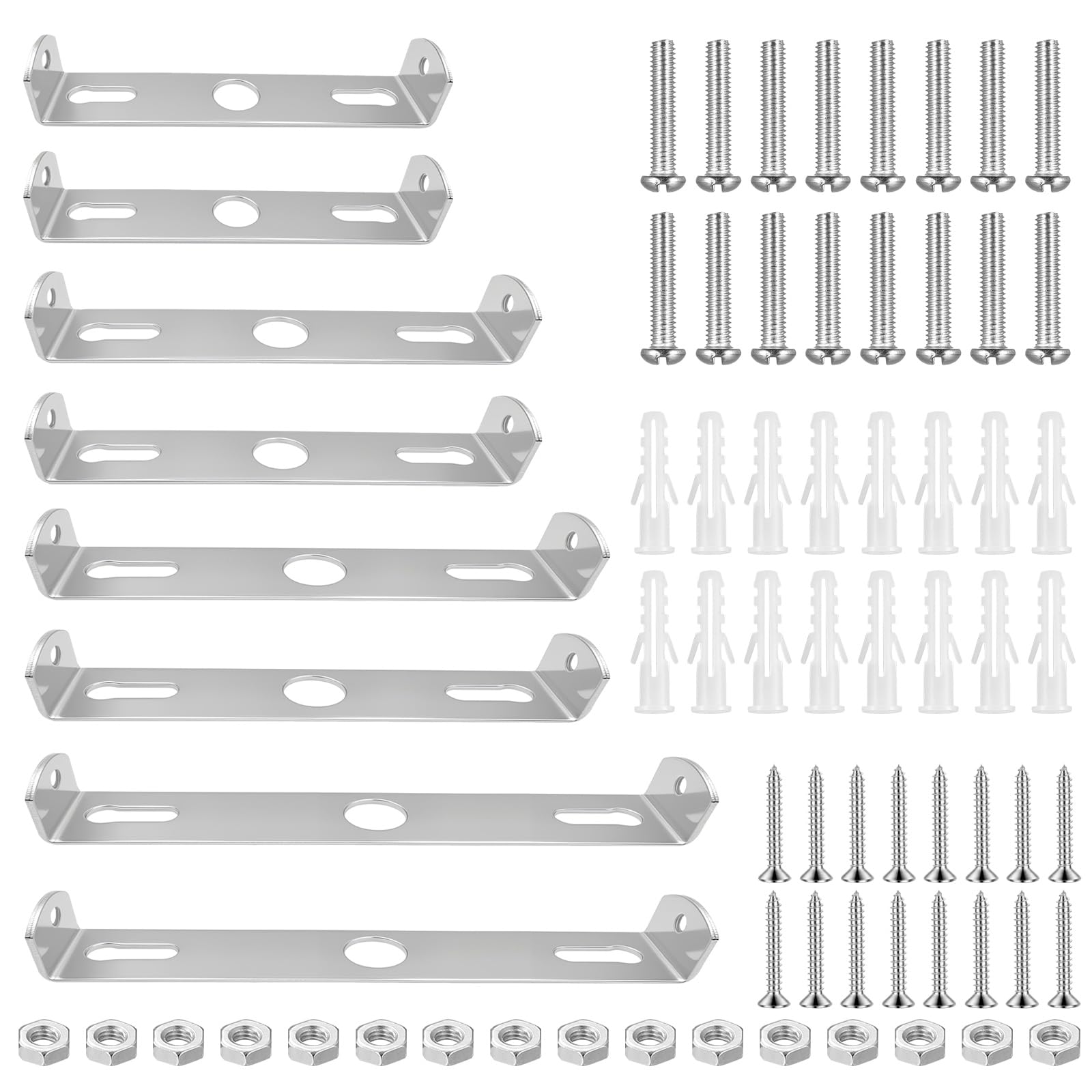 8 Stk Deckenhalterung Lampenhalterung Deckenleuchte Halterung,80/90/100/110mm Decke Pendelleuchte Halterung Licht Festsetzung für Home Office Leuchte Montage Montagehalterung,mit Schrauben Zubehör