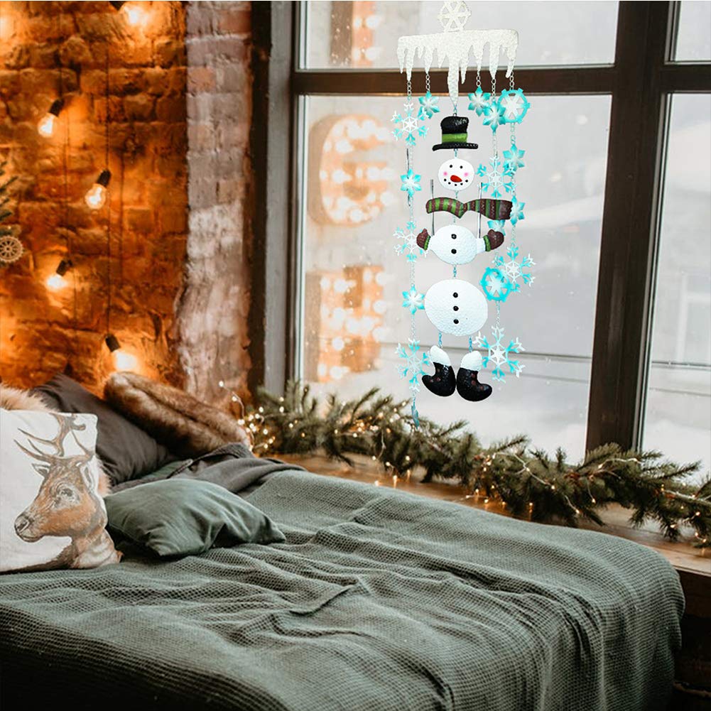 Amazon.com : Juegoal Christmas Snowman Wind Chimes with Metal