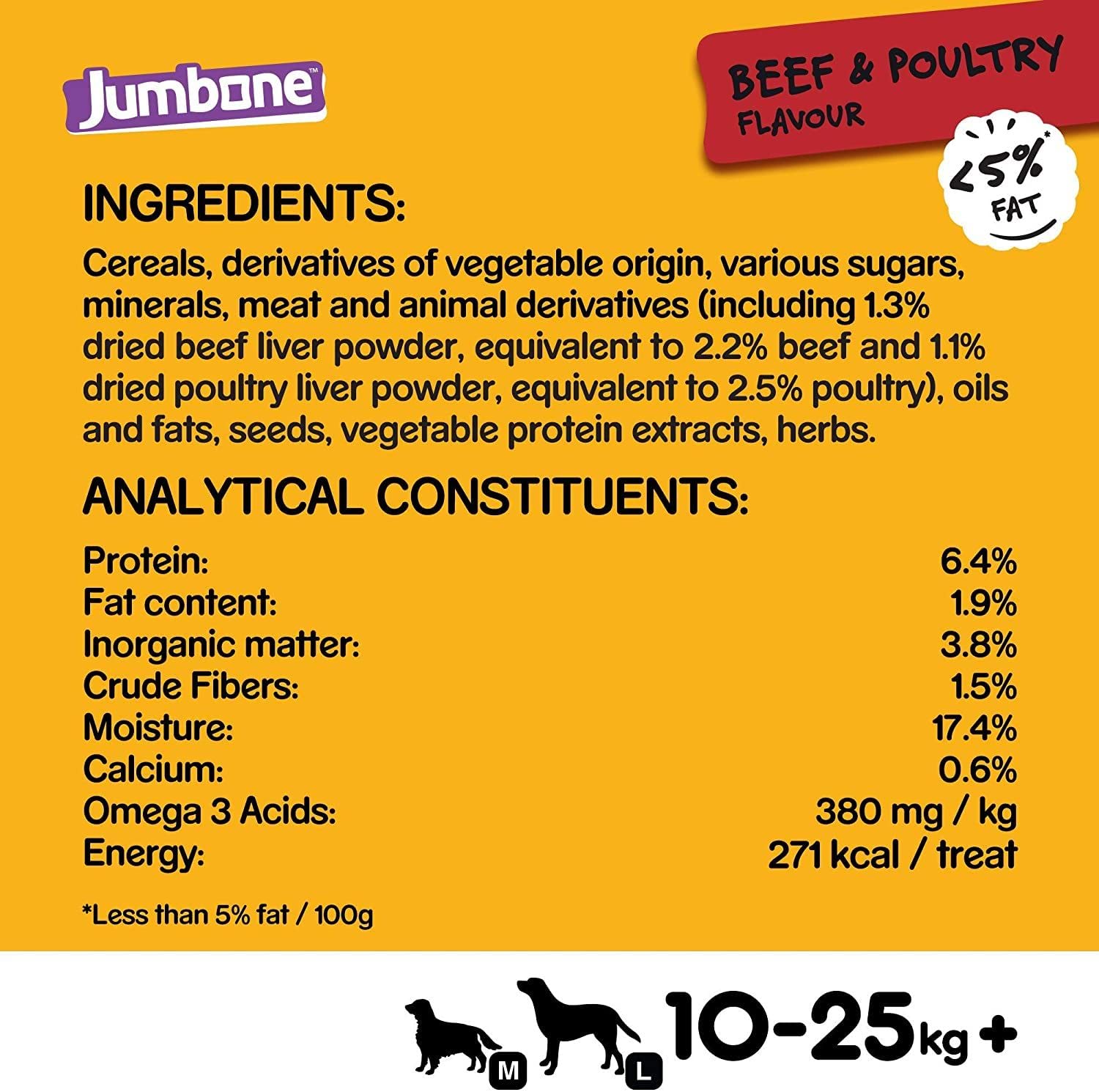 Pedigree Jumbone Hundeleckerlis, 12 Stück
