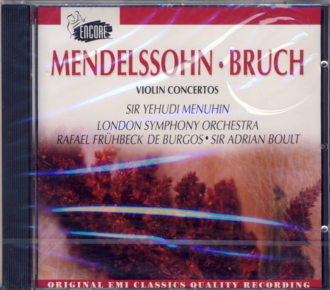 Violin Concerto 1 [Audio CD] Mendelssohn; Menuhin; Boult and Lso
