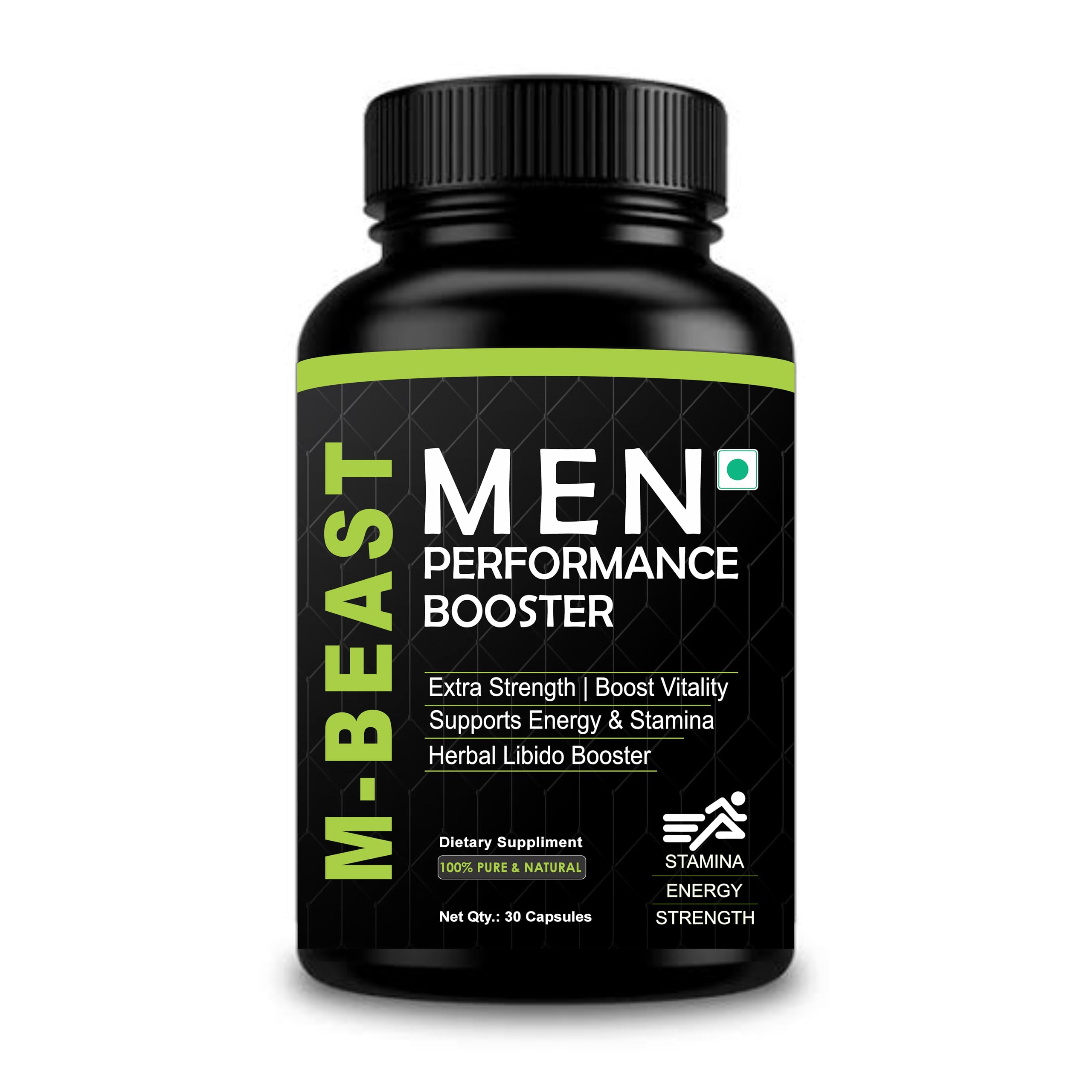 M-Beast Men Performance Booster – 30 Herbal Capsules | Natural Dietary Supplement for Energy, Stamina & Vitality | Supports Men’s Strength, Endurance & Performance-image-11