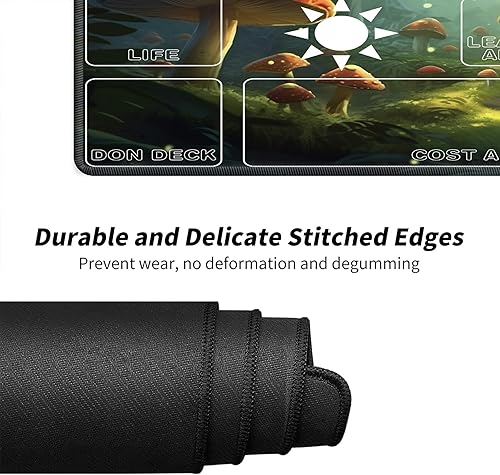 Miniatura 4 de Alfombrilla de mouse para TCG, tapete de juego, 23.6 x 13.8 pulgadas, tapete de juego para MTG RPG CCG, juego de cartas, tapete de mesa perfecto