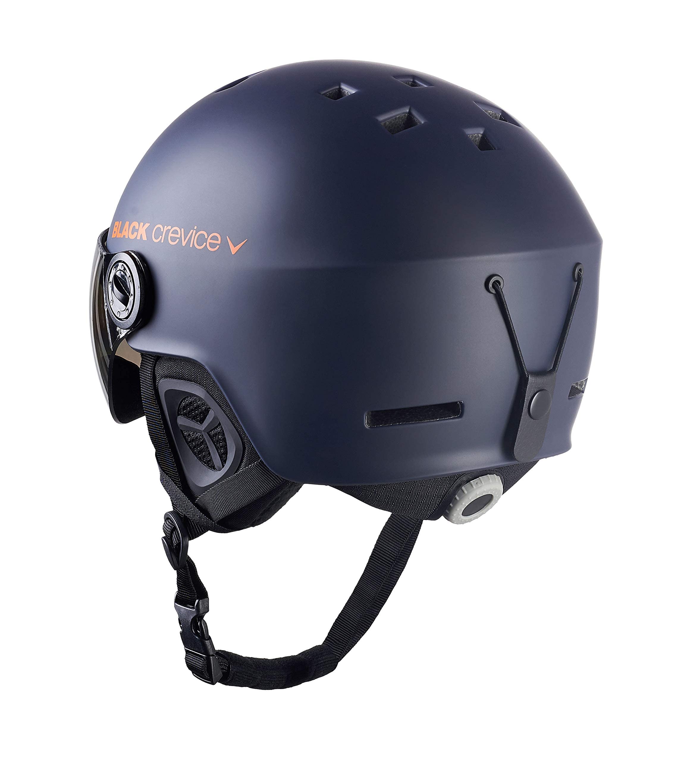 Czarna szczelina Skihelm Arlberg mit 2 Visier