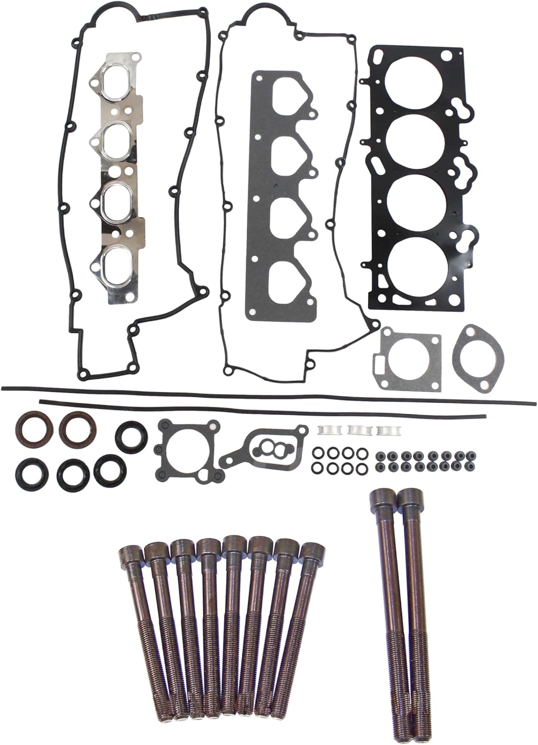 CPWK70 Head Gasket Set Bolt Kit Fits: 01-12 Hyundai Tucson Kia Sportage 2.0L DOHC 16v