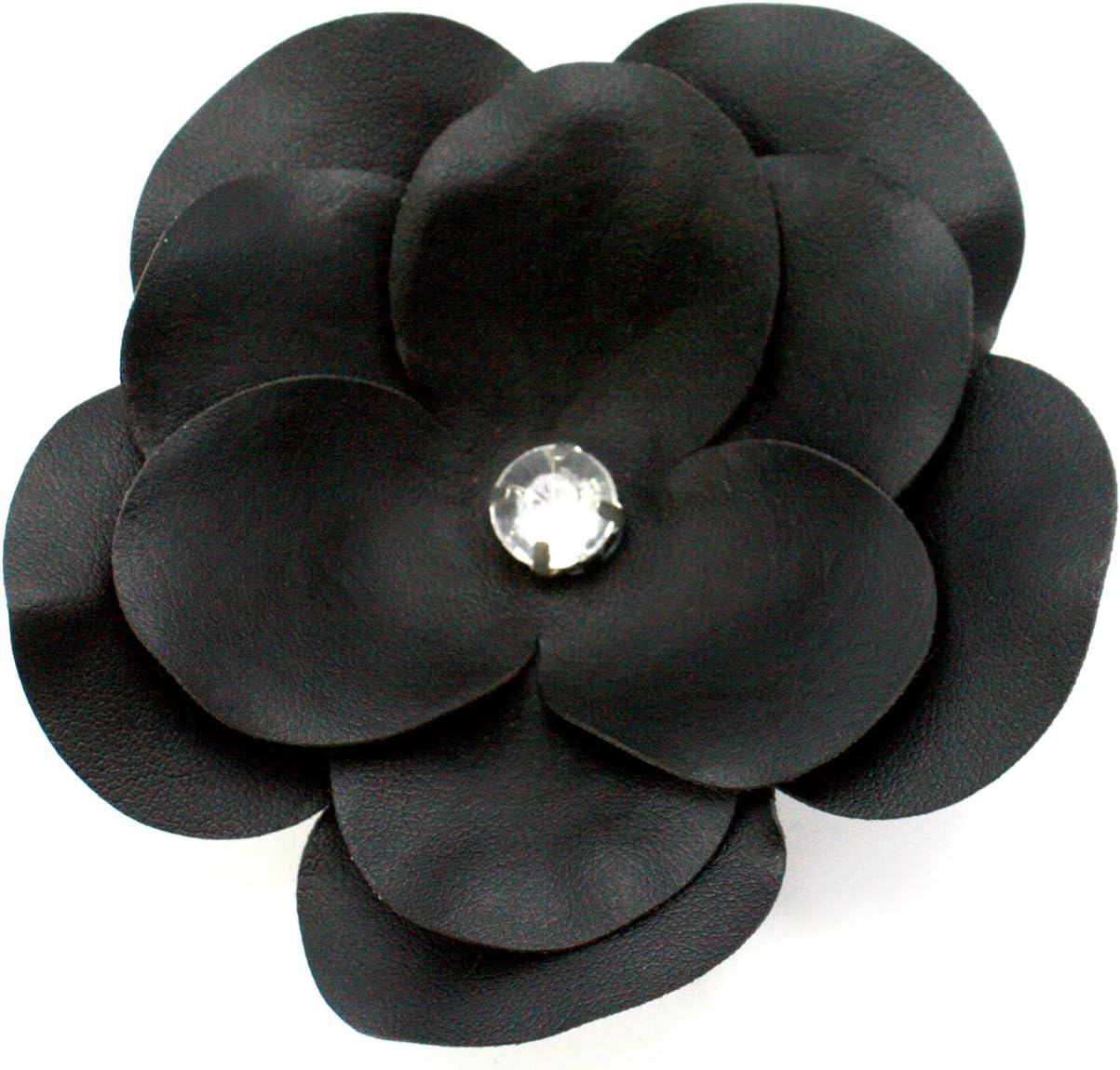 EK Success Brands Laliberi Pin and Clip Flower, Black Rose