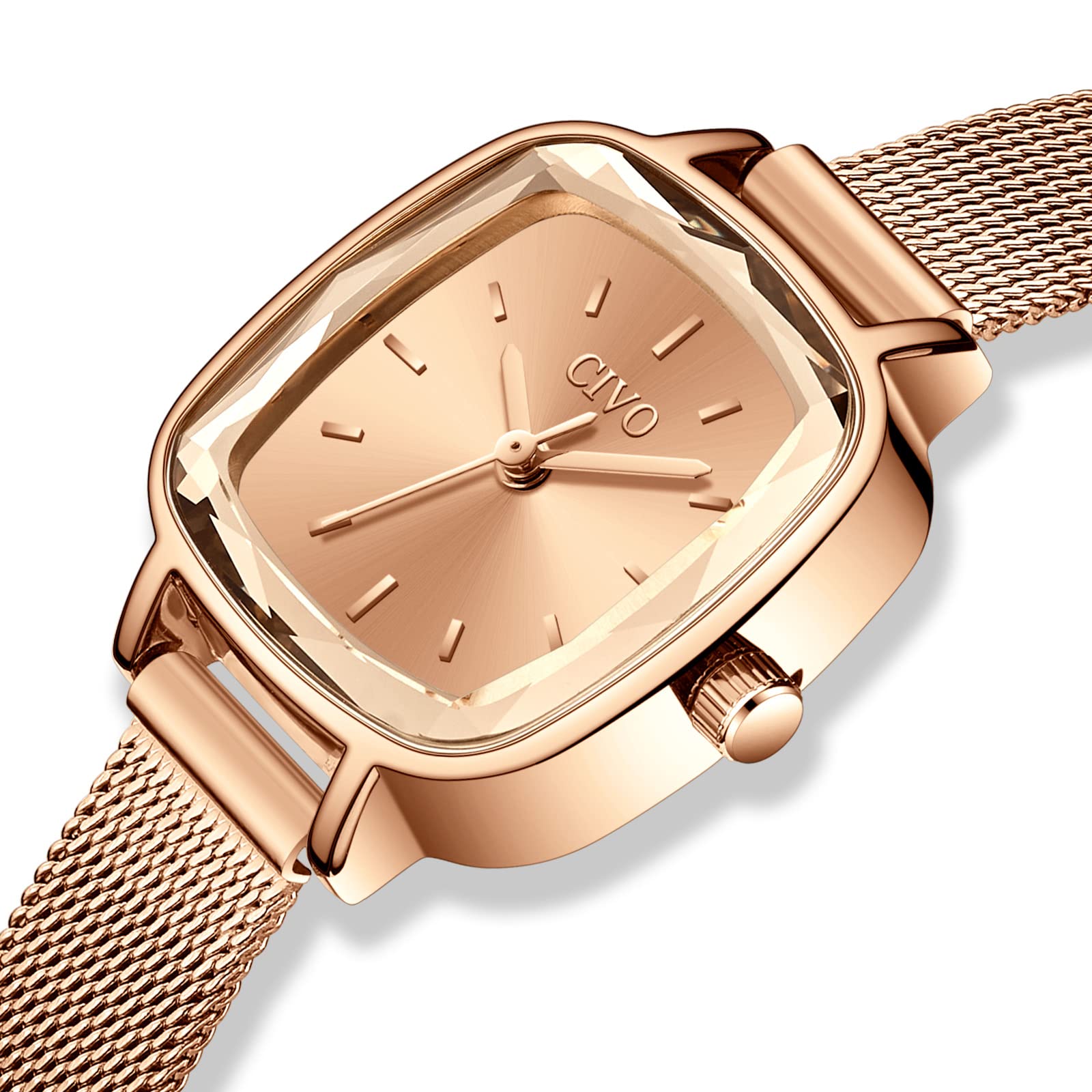 CIVO Orologio Donna Analogici Ultra Acciaio Inossidabile Orologi Donna Sottile Impermeabile Orologio da Polso Donna Abito Elegante Quadrante Donne Signore Ragazze