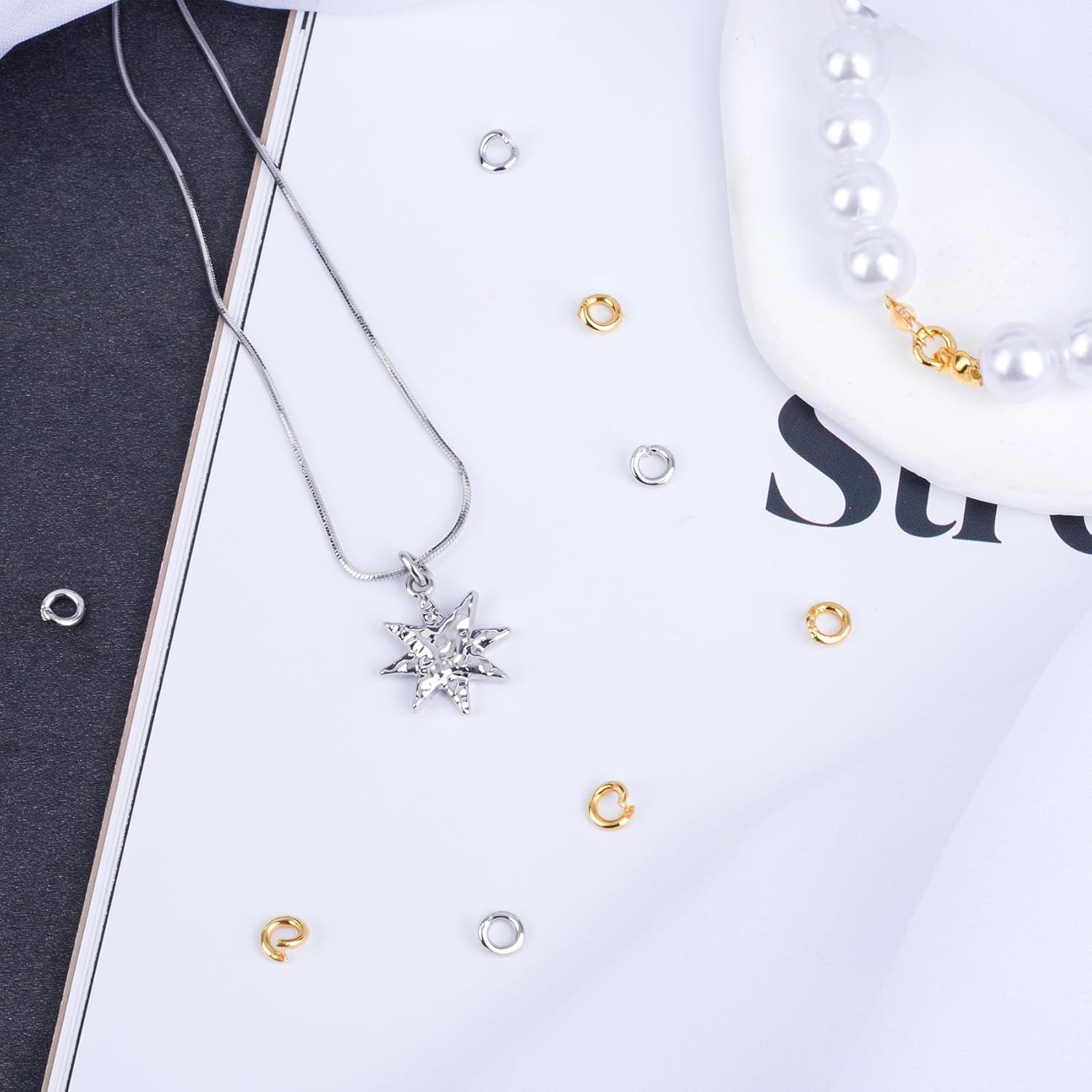 20pcs Split Open End Jump Ring, 18K Gold & Silver Plated Locking Circle Clasp Ring, ID 3mm Connector Accessories for Earrings Bracelets Necklaces DIY Crafts Jewelry Making - Image 7