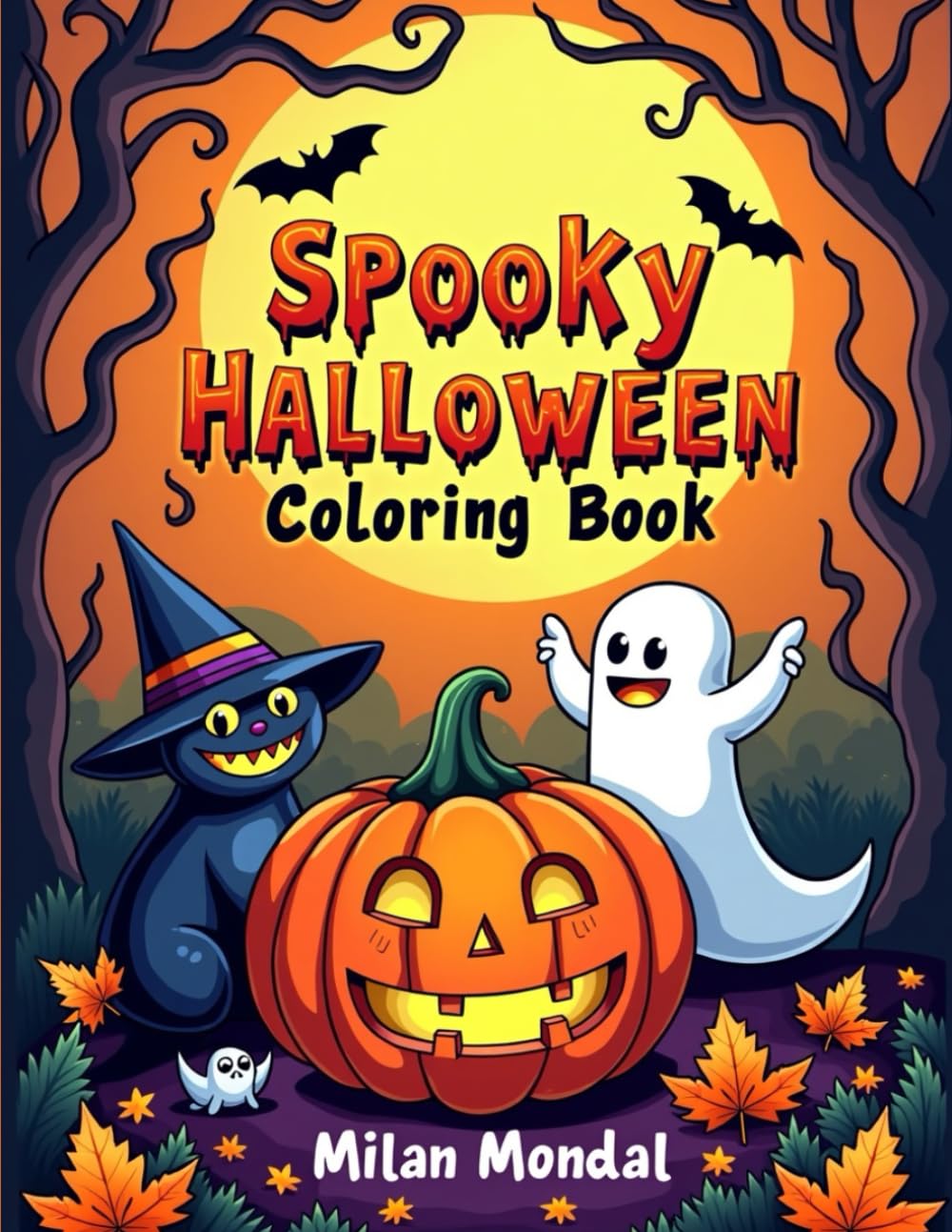 Spooky Halloween Coloring Book