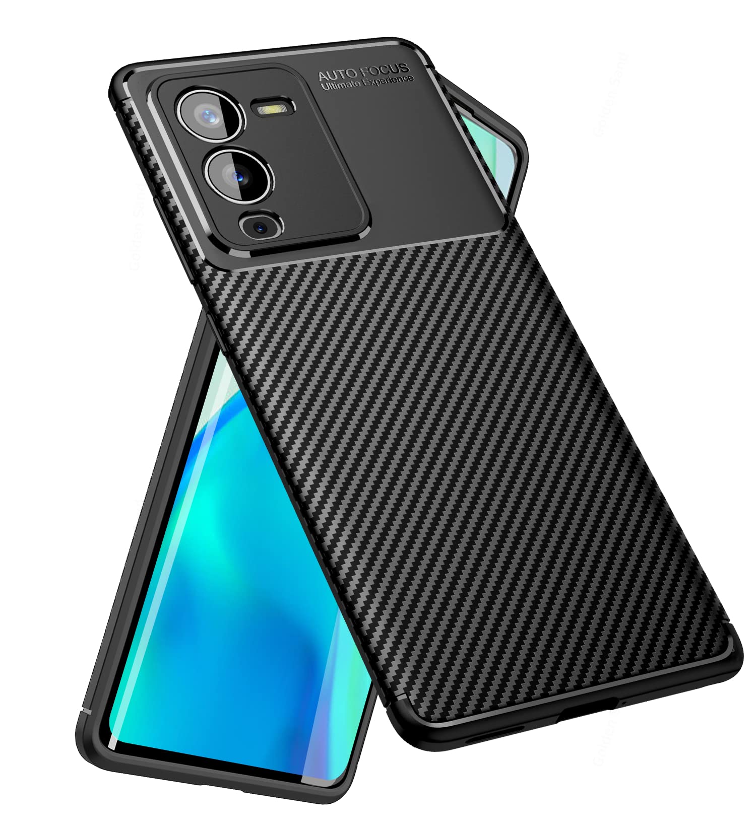 Golden Sand for Vivo V25 Pro Back Cover |Drop Tested Shock Proof Aramid Carbon Fibre Rugged TPU Case for Vivo V25 Pro 5G Mobile Phone, Mirage Black (B0B9KWZPCD) Amazon Price History, Amazon Price Tracker