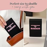 Vista 3 de Tarjetas de afirmación Badass - Tarjetas motivacionales e inspiradoras diarias para mujeres