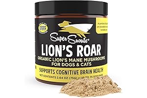 Super Snouts Joint Powder for dogs: Lion's Roar Lion's Mane Mushroom Supplement