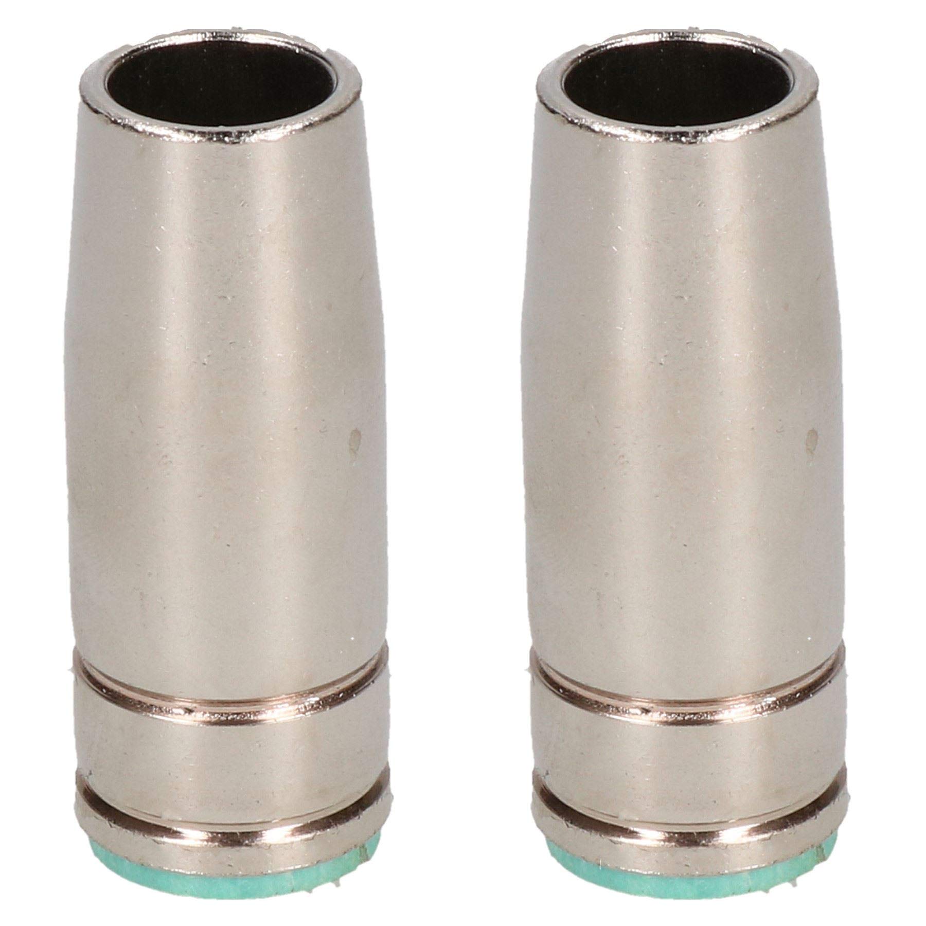 2PK Conical Nozzle Shroud Binzel Style Welding Welder MIG MB25 Gas Push On