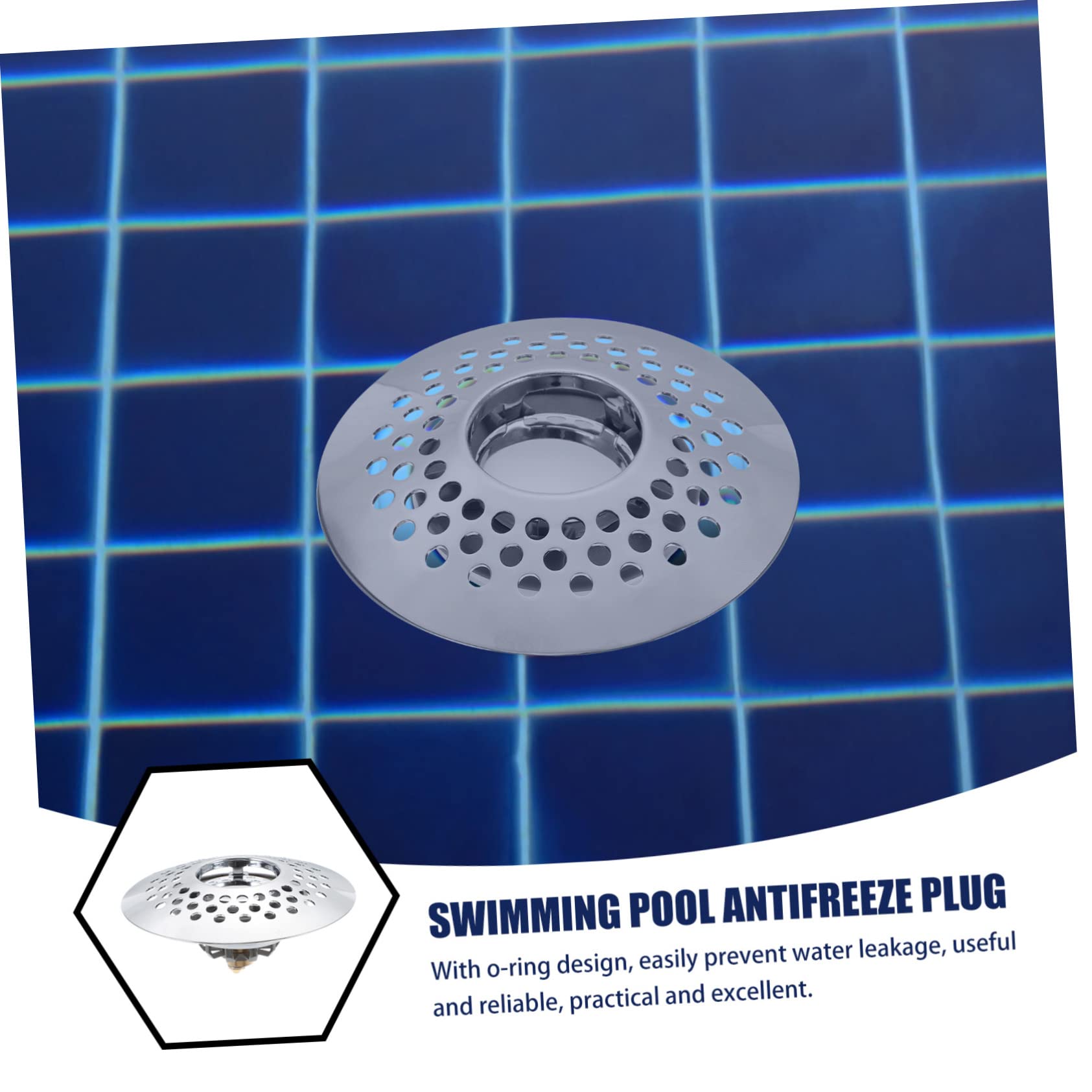 HOLIDYOYO Bathtub Drain Stopper Hair Catcher Durable Shower Plug for Home Hotel Easy Installation Suitable for Bathtubs Pools Prevents Clogs from Hair Debris