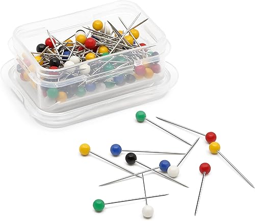 Miniatura 3 de Dritz 36 pines de bolas de color, 1-116 pulgadas (100 unidades)