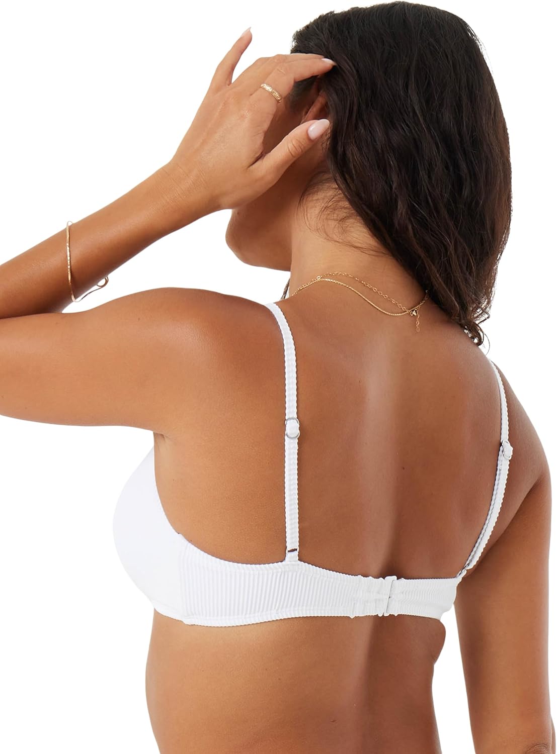 Roxy Women's Love Knot Bikini Top – UPF 50+, Quick-Dry, Removable Pads, Swimsuit Top, Surf & Beachwear - Image 4